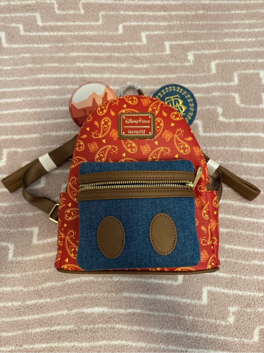 Loungefly Disney MMMA Mickey Mouse Big Thunder Mountain Mini Backpack